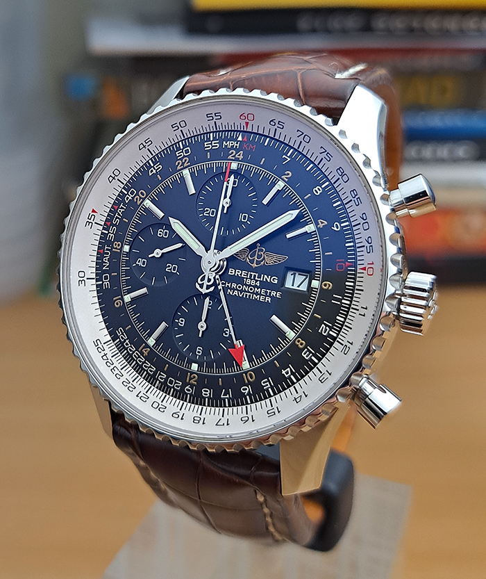 Breitling 1884 Chronometre Navitimer World Wristwatch Ref. A24322